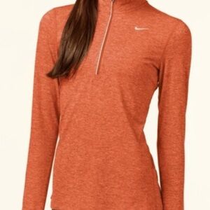 Nike Women's Burnt Orange Long Sleeve Tee